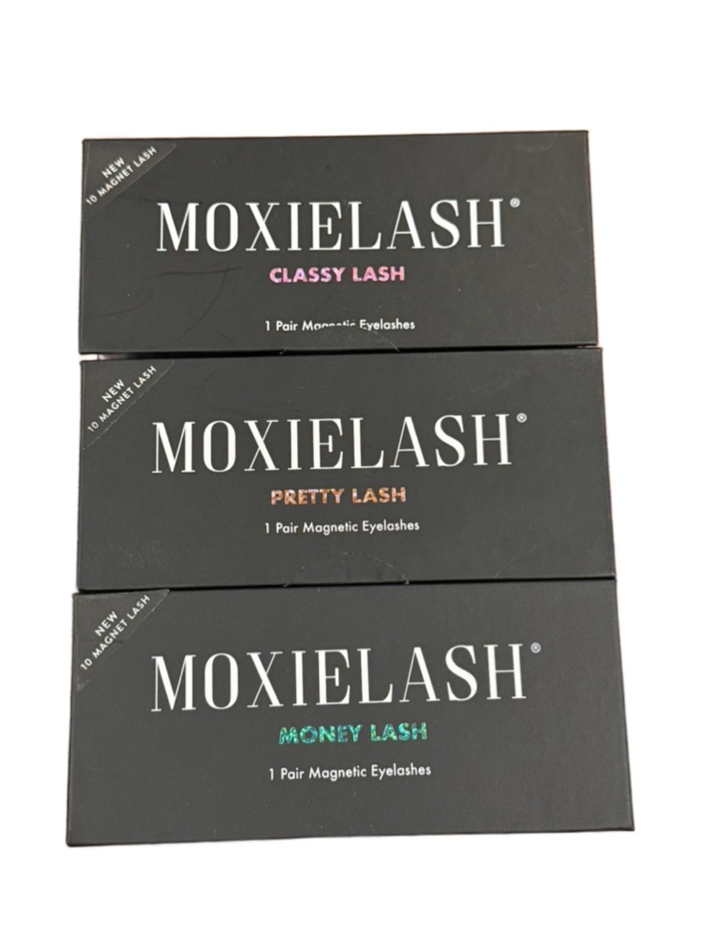 MOXIELASH Magnetic Eyelashes - Black ( Classy , Pretty, Money) NEW